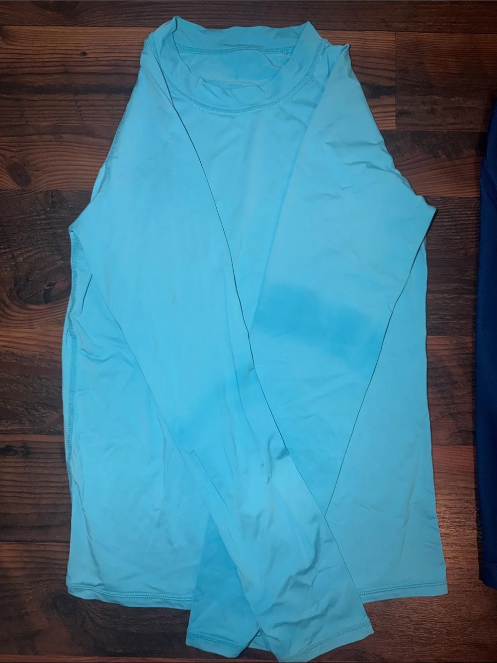 Kids Long Sleeve Rash Guard Swim Shirt - Blue & Navy (Set of 2)